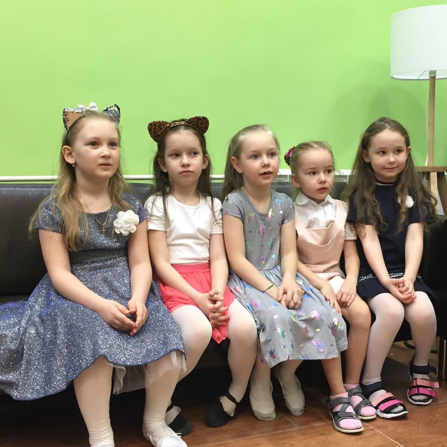 Girls in a classroom setting during lesson