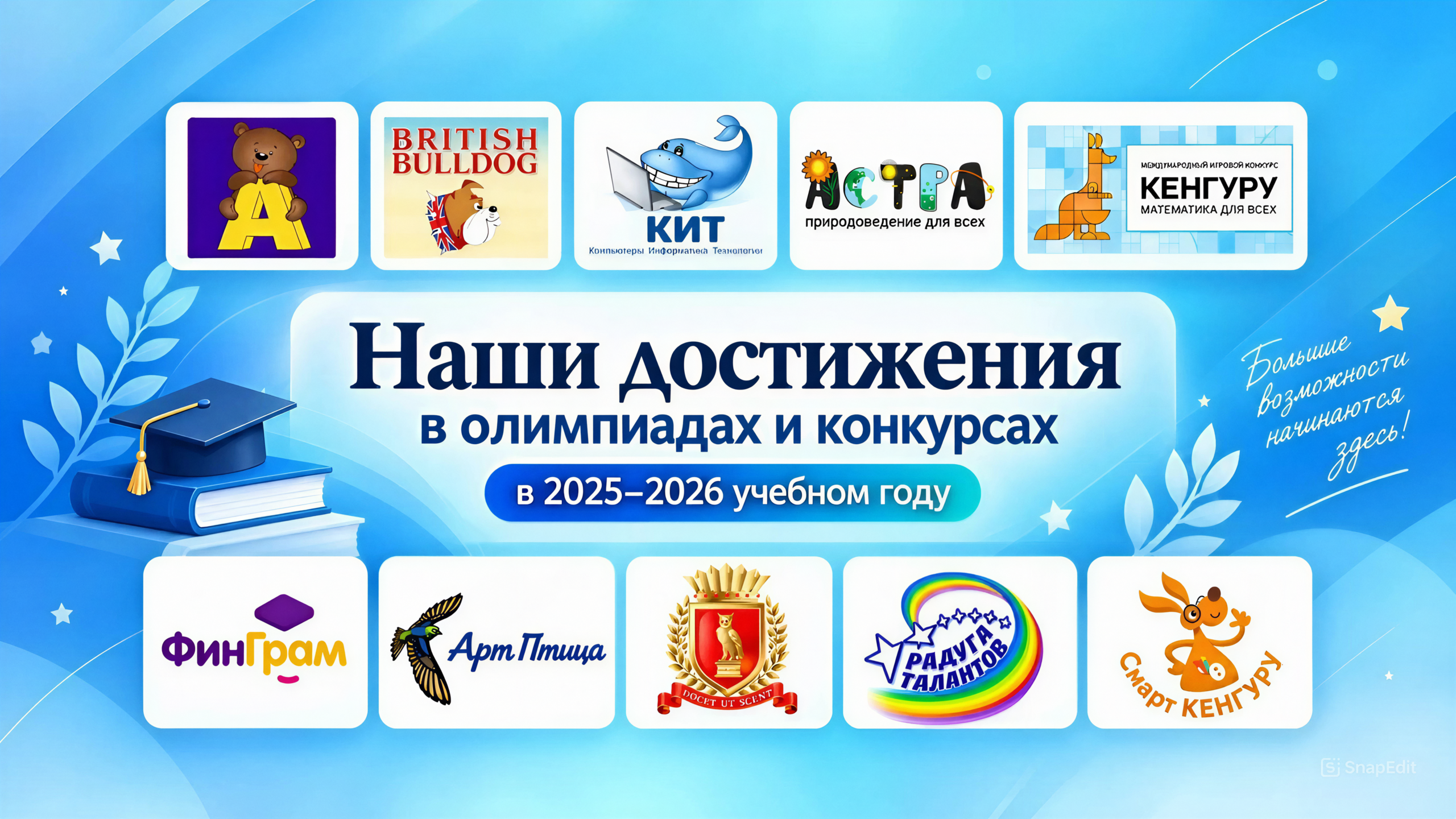 список логотипов оимпиад.