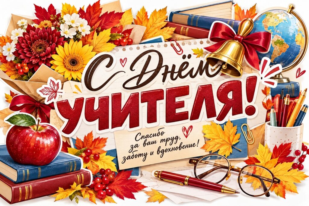Поздравляем всех учителей с профессиональным праздником! фото.